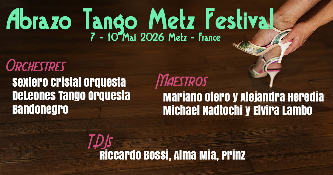 Affiche Festival Abrazo Tango Metz